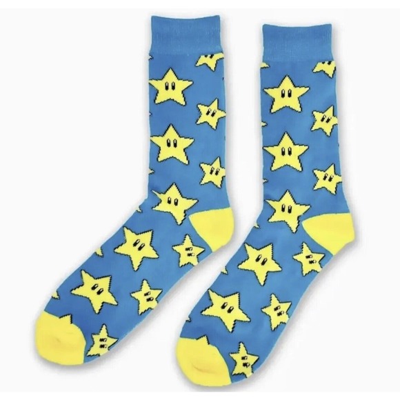 Super Mario Bro, The Legend Of Zelda Sock Comfortable, Soft, Nintendo 4 Pairs - Picture 2 of 5